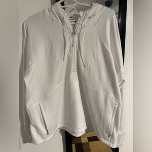 White Unstoppable Half-Zip Sweatshirt